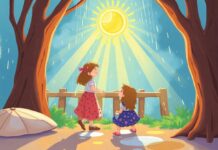 The Girl Who Painted Sunbeams: Brightening Rainy Days with Color and Light The Girl Who Painted Sunbeams: Brightening Rainy Days with Color and Light