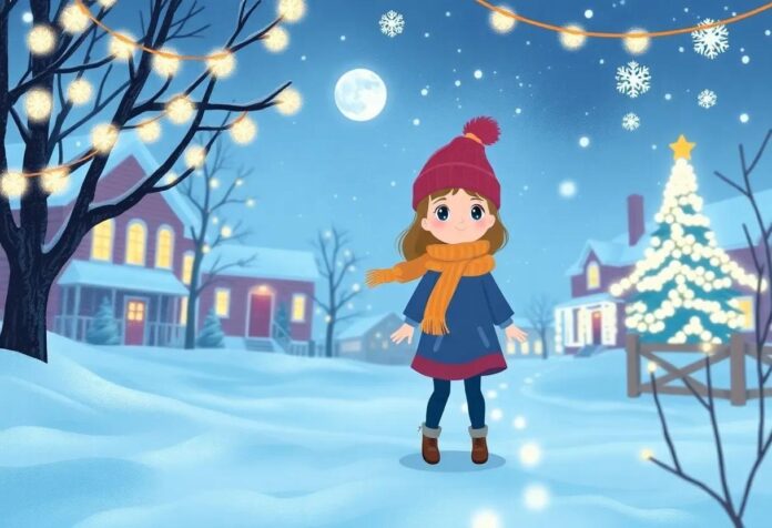 The Girl Who Discovered the Enchanted Winter Parade of Lights