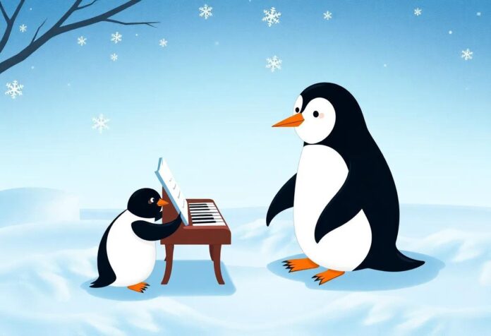Melodies on Ice: The Tale of the Penguin Who Played the Piano