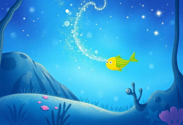 The Little Fish Who Dreamed of the Sky: A Gentle Tale of Wonder and Dreams