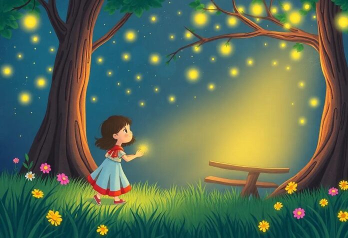 The Girl Who Discovered the Magical Summer Festival of Fireflies