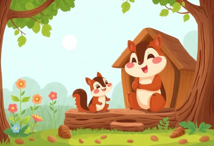 The Cheeky Chipmunk’s Nutty Nook: A Whimsical Tale of Woodland Wonders