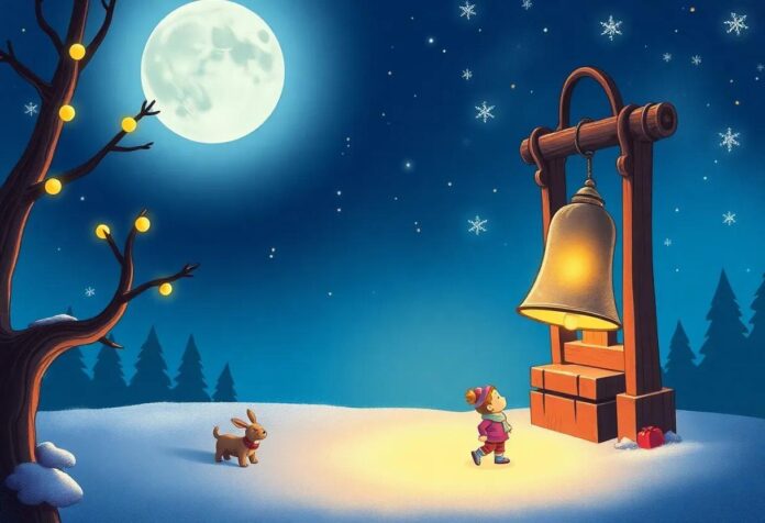 The Enchanted Christmas Bell That Sang Magical Stories Each Night