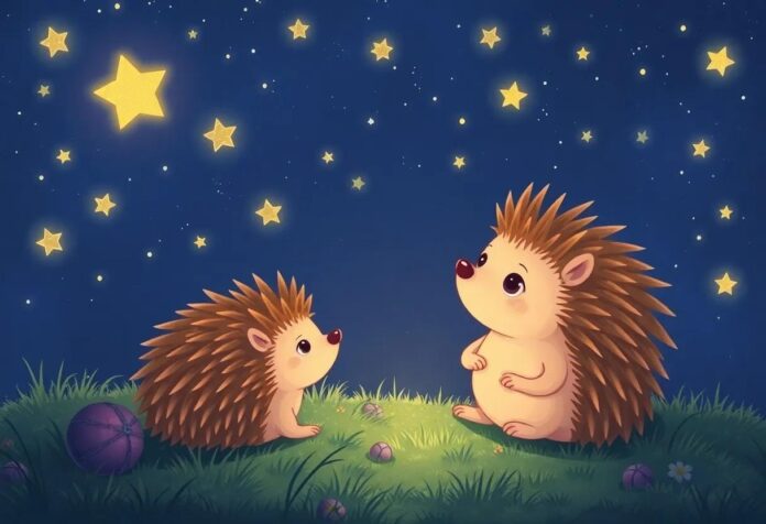 The Little Hedgehog’s Dream: A Nighttime Journey to the Twinkling Stars