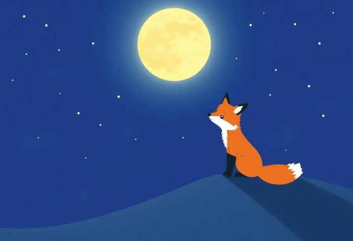The Little Fox’s Moonlit Quest: A Tale of Dreams and Nighttime Wonders