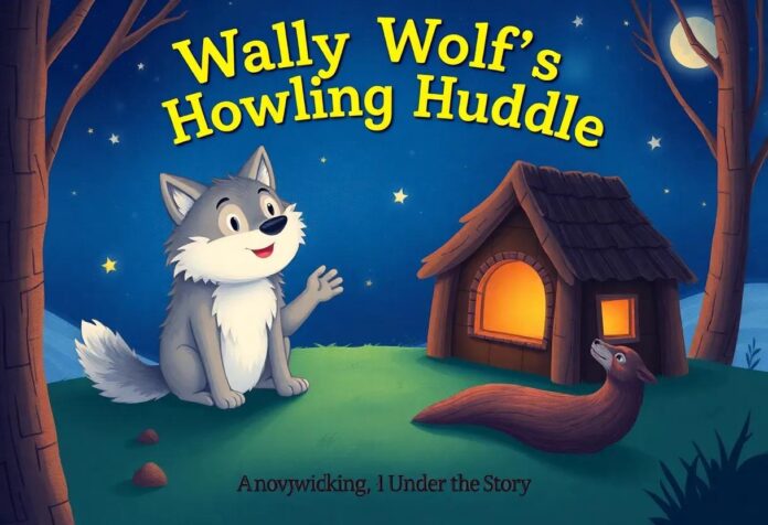 Wally Wolf’s Howling Huddle: A Cozy Nighttime Adventure Under the Stars