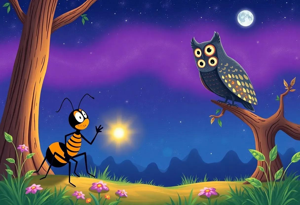 A Magical⁢ Encounter with the Wise Night Owl