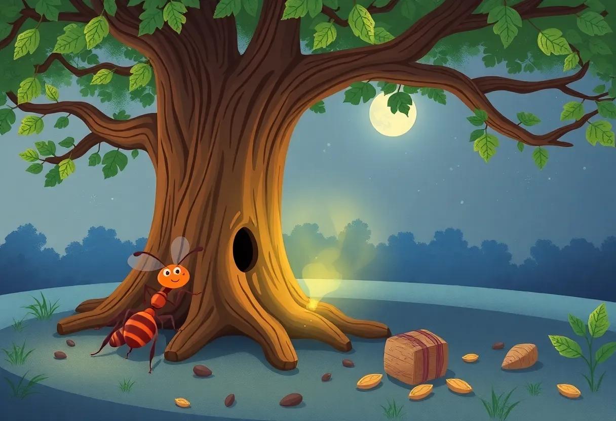 Uncovering Clues Buried Beneath the old Oak Tree