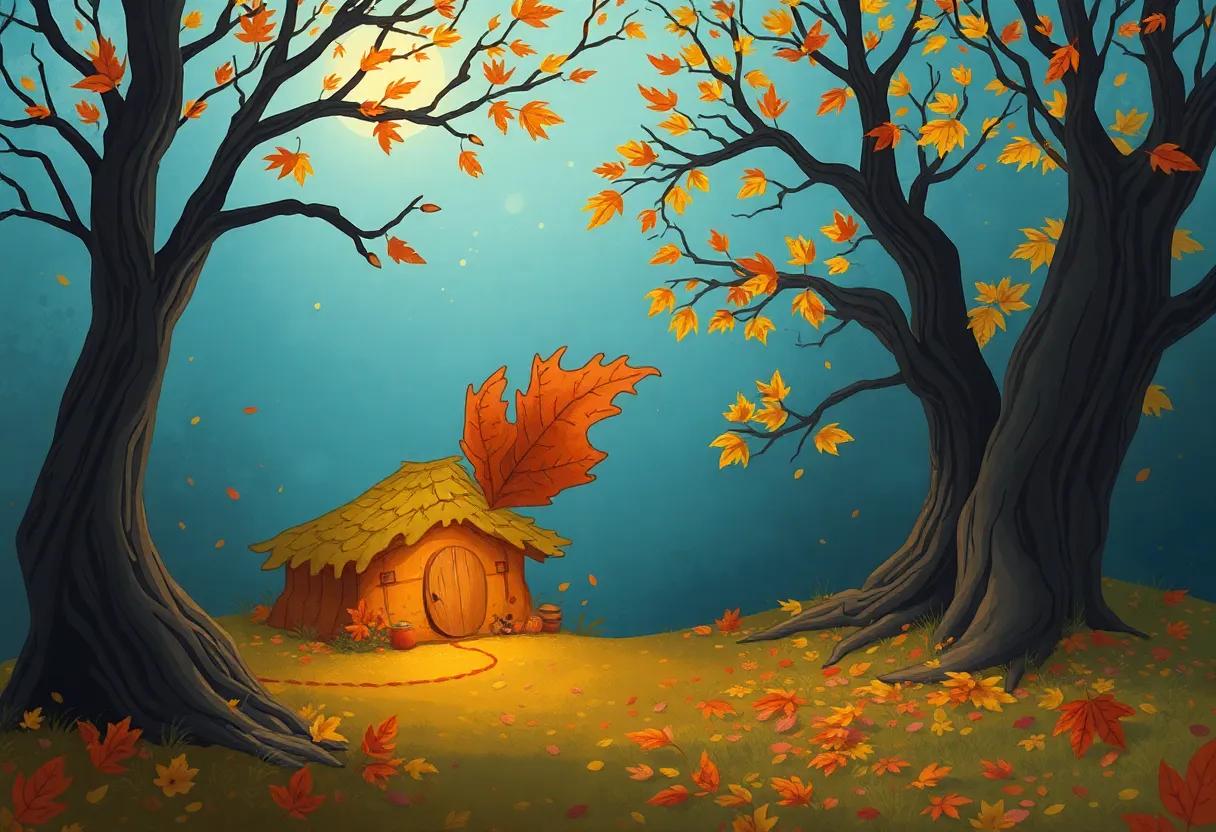 the Whispering Grove Where Leaves Dance Like Magic