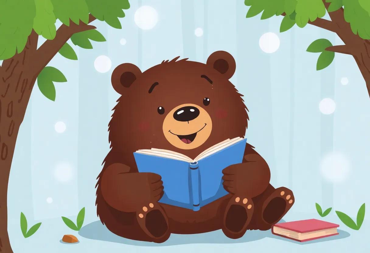 The Bear's Secret Library Nestled in the Forest