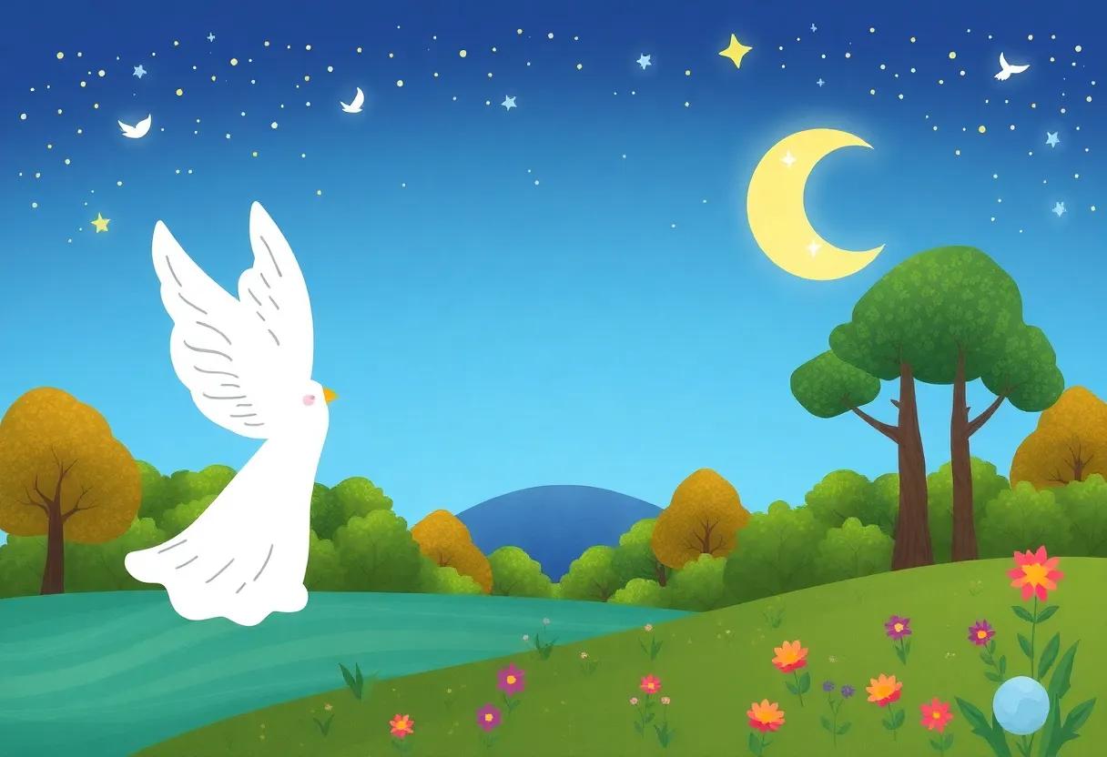 The Breeze Lulls the Forest to Sleep