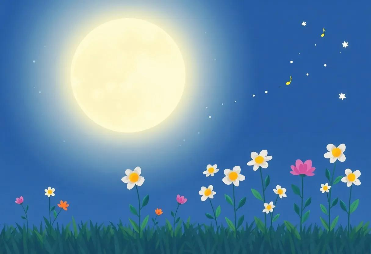 Tiny Flowers Swaying to the Rhythm