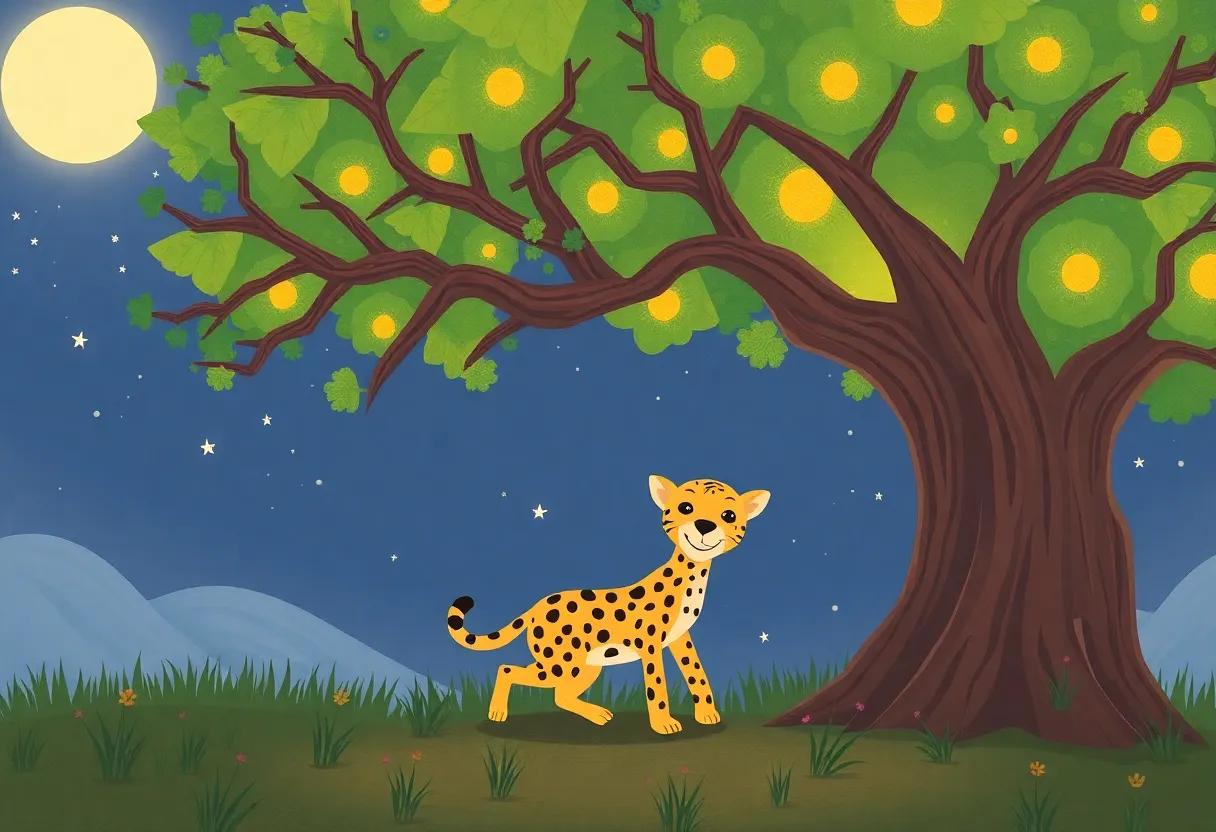 Finding​ Comfort Under the Glowing Baobab Tree