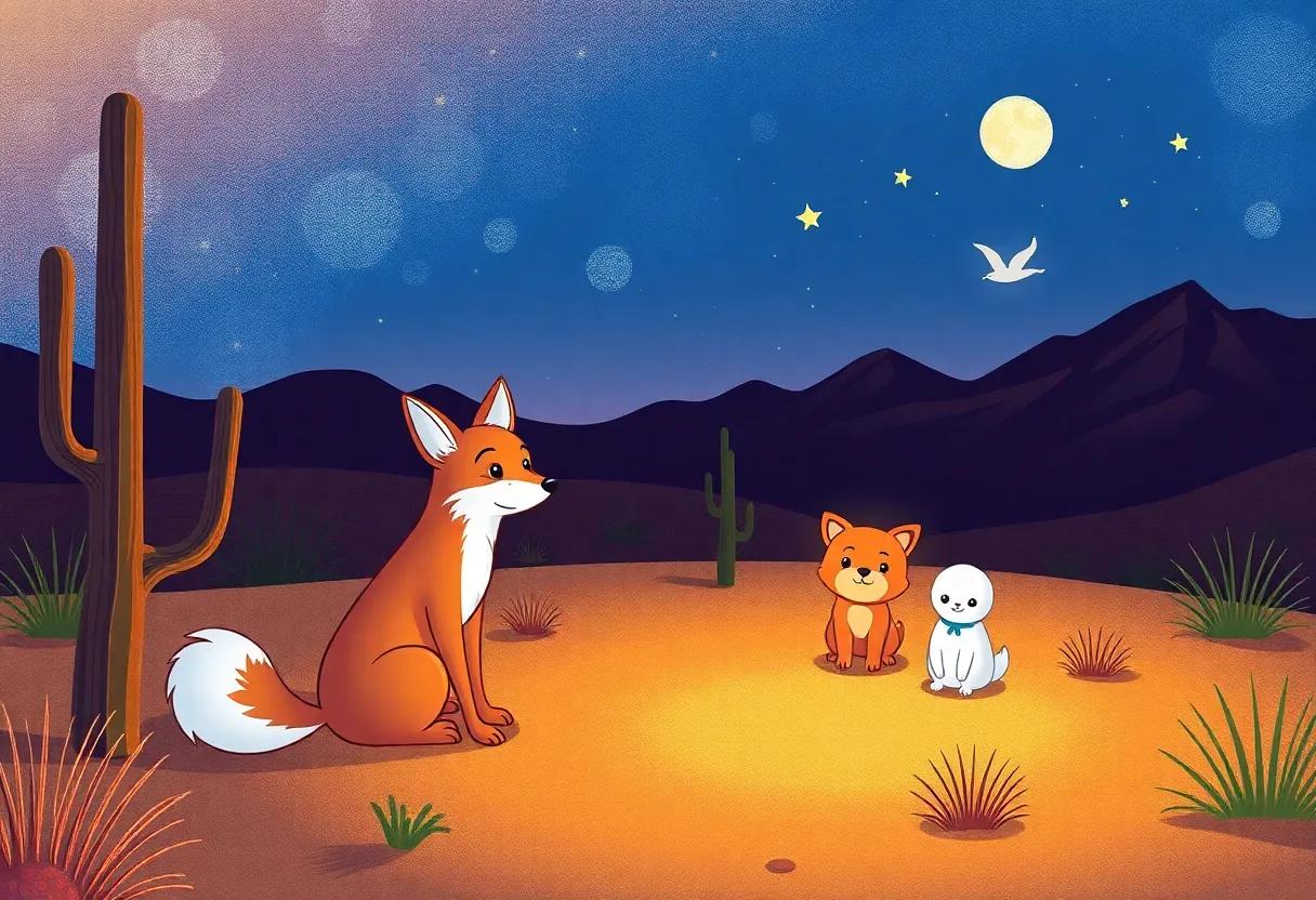 A Gathering of Friends Drawn by Twilight's Glow