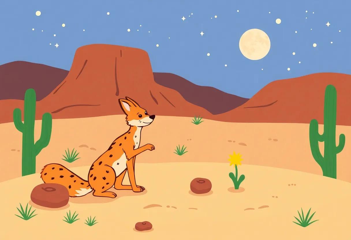 From Doodles to Masterpieces: Coyote's Creation Unfolds