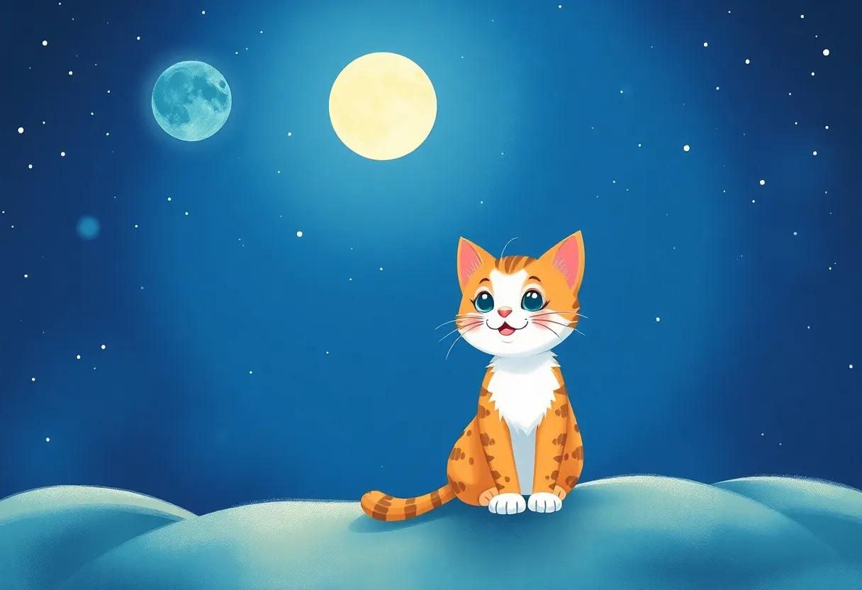 Sharing Laughter Beneath the Twinkling Night Sky