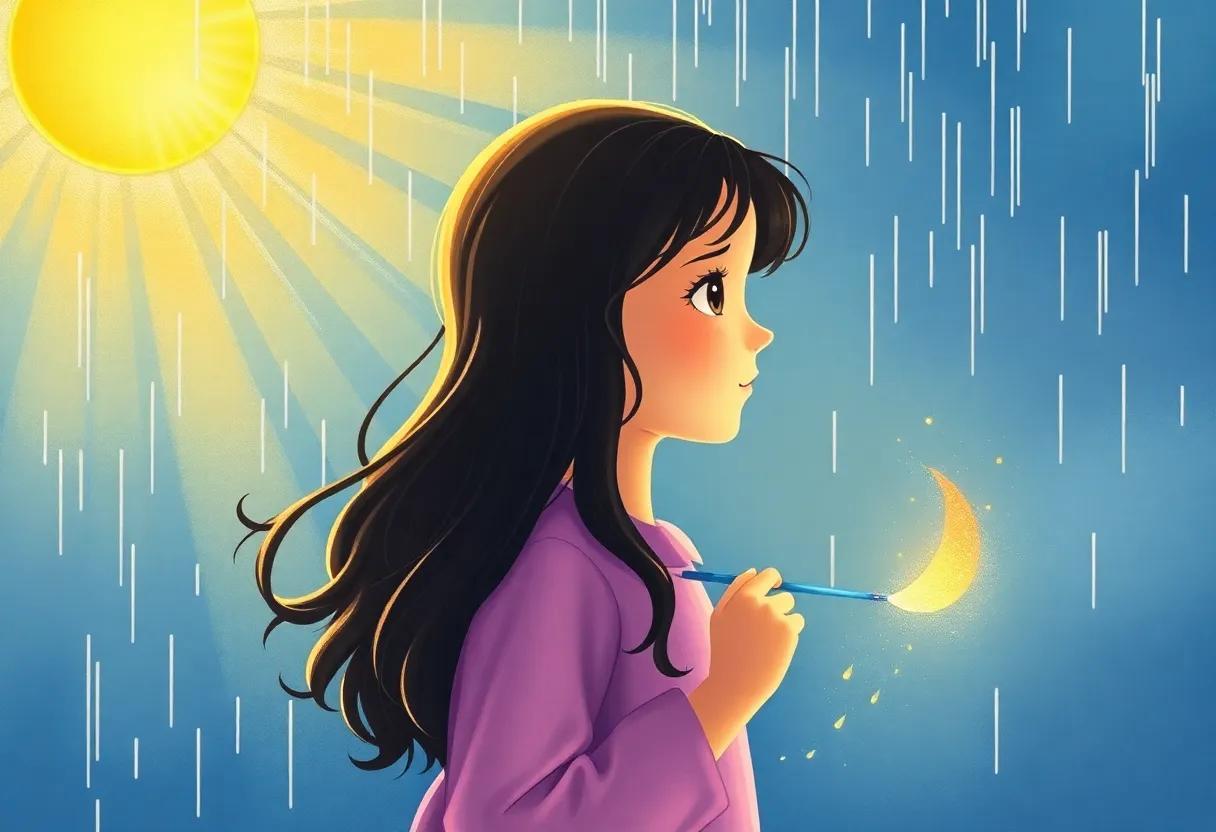 How Sunbeams Came to Life on Her Canvas