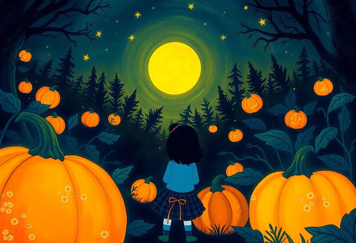 Nighttime adventures in the ‍magical⁤ pumpkin​ forest