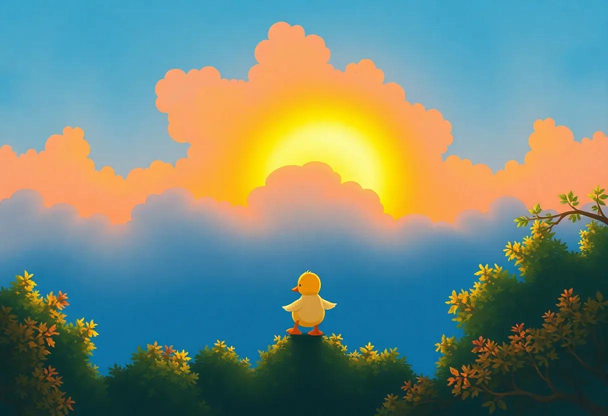 Touching‍ the Sunlit‍ Horizon Beyond the Trees