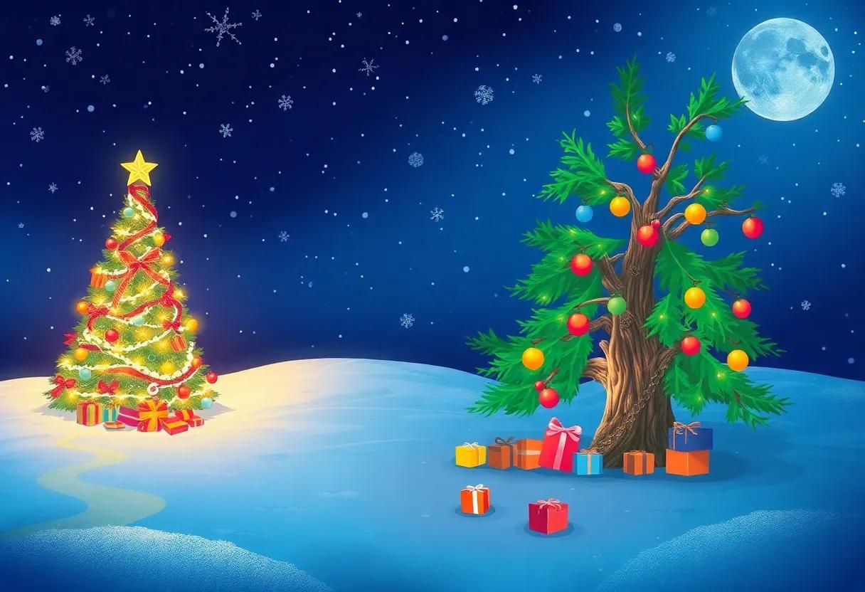 A Winter Night adventure to Protect the Enchanted Tree