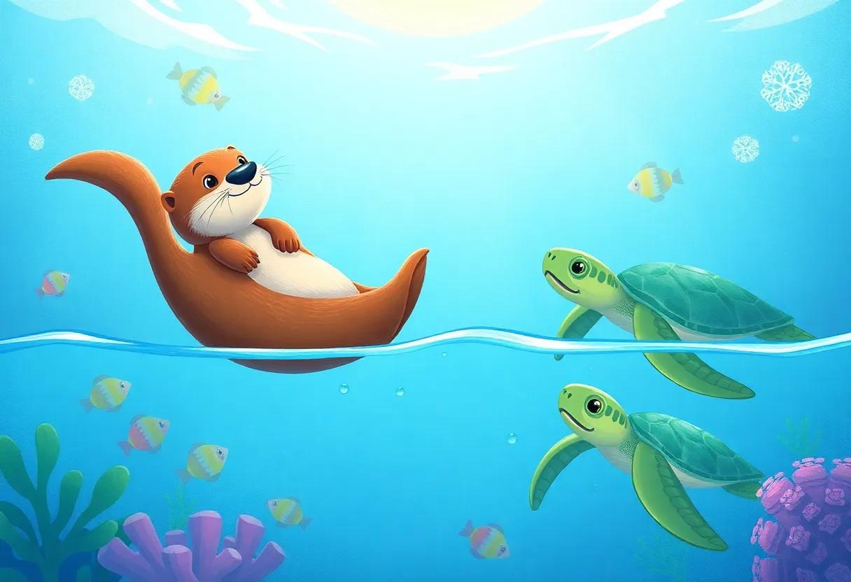 A⁣ Challenge from ‍the​ Playful Sea Turtles