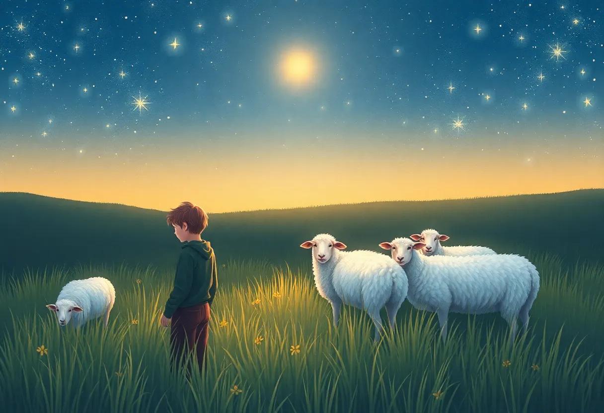 The Quiet Meadow ⁢Under a⁣ Blanket‍ of Twilight