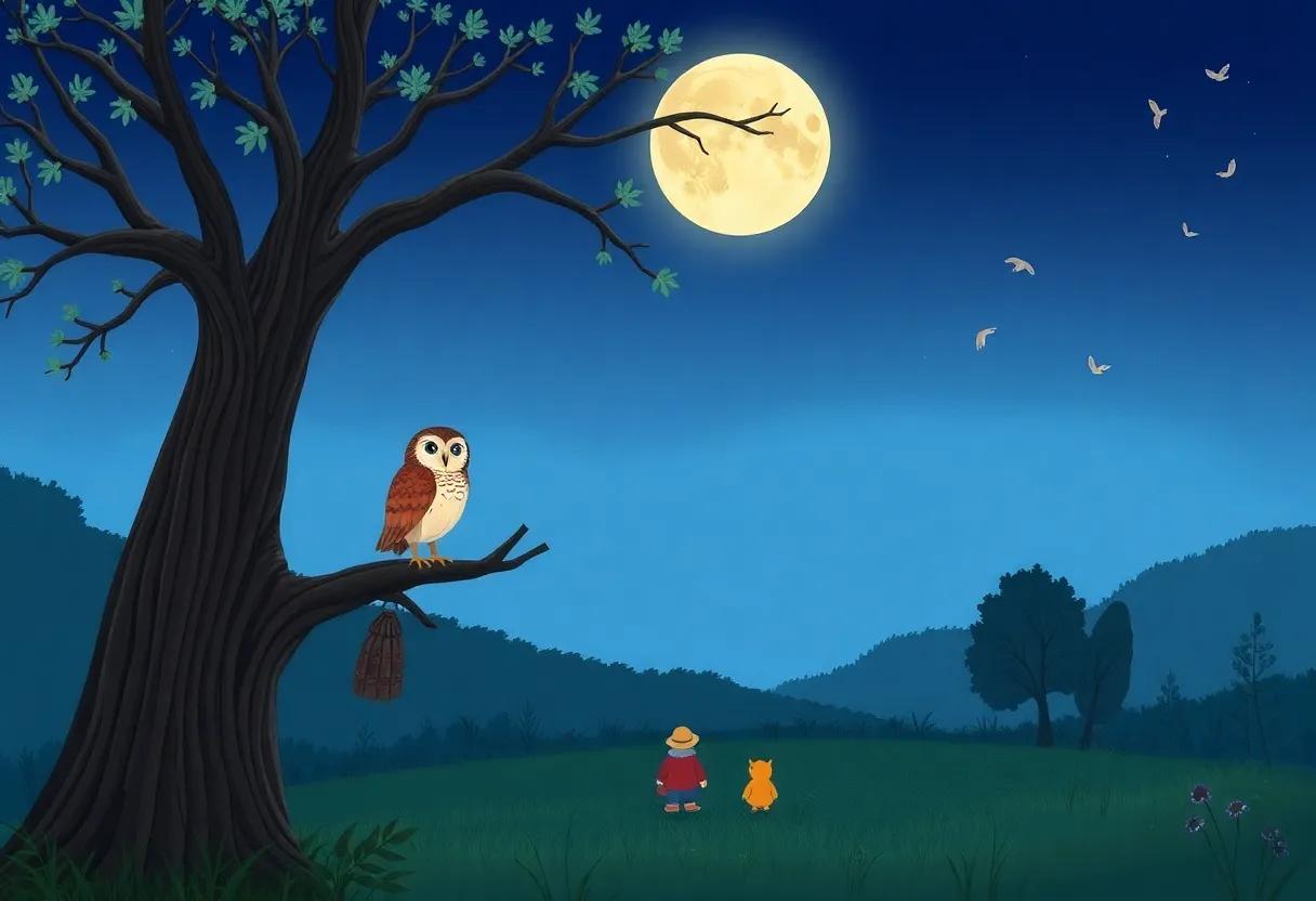 The‍ Arrival ⁢of ⁣the Wise Owl with​ Gentle⁣ Eyes
