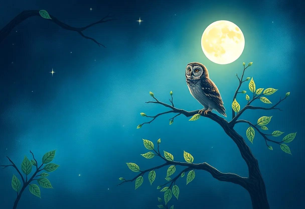 The Dance of Shadows ⁢and Moonbeams​ on Soft ‍Leaves