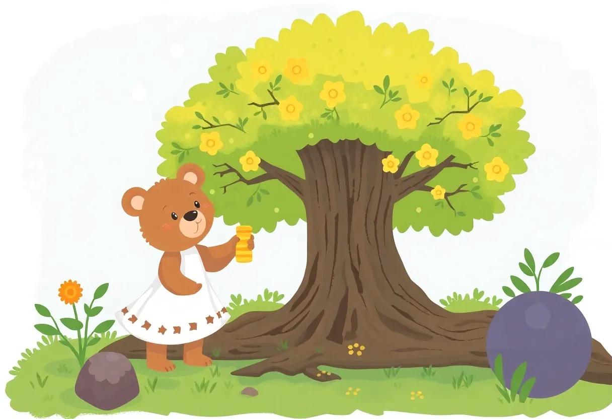 Bella⁢ Bear Prepares for the Journey into the Whispering Woods