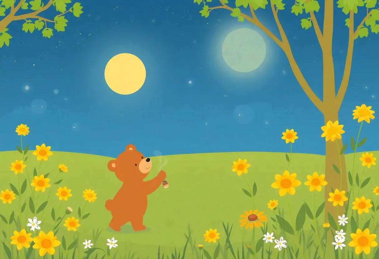 Following the Sweet Scent of Honey Through the ​Tall ‌Wildflowers