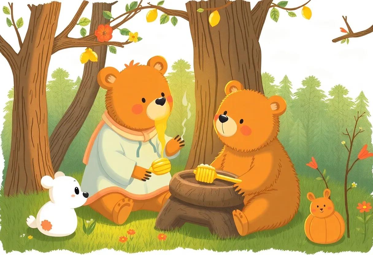 Meeting the Forest Friends ​Who Join the Honey ⁢Hunt