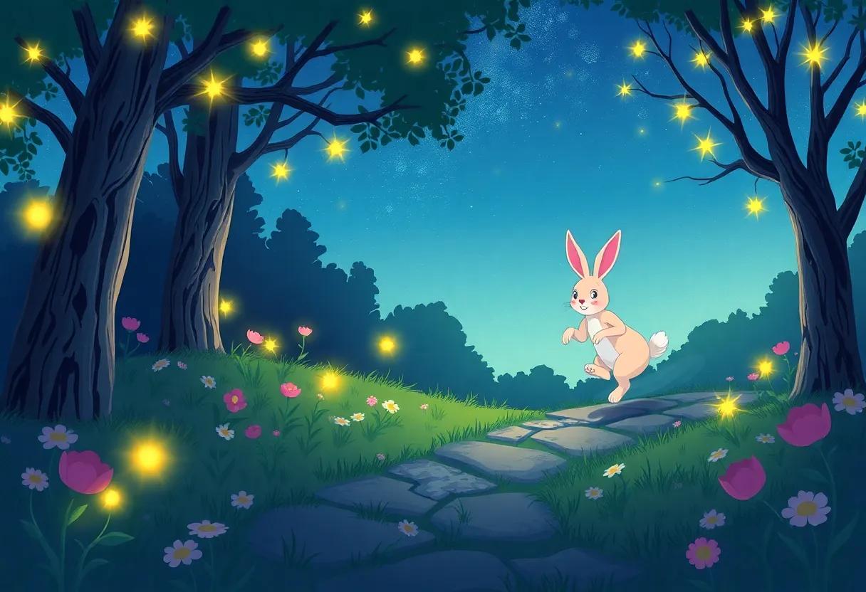 Twinkling Fireflies Lighting the ⁢Path ‍at Twilight
