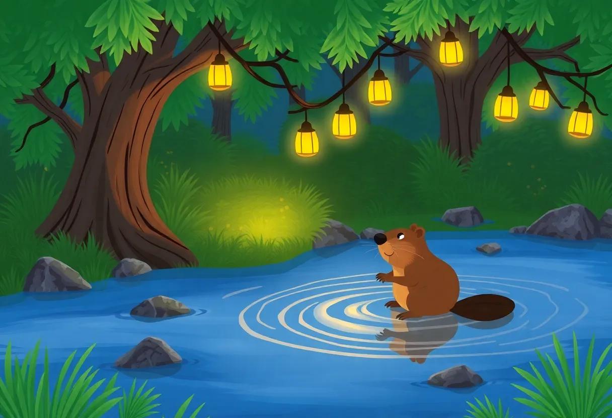 the Glowing Lanterns ‍Lighting ⁣Up ‌Benny's Riverside⁣ Hideaway