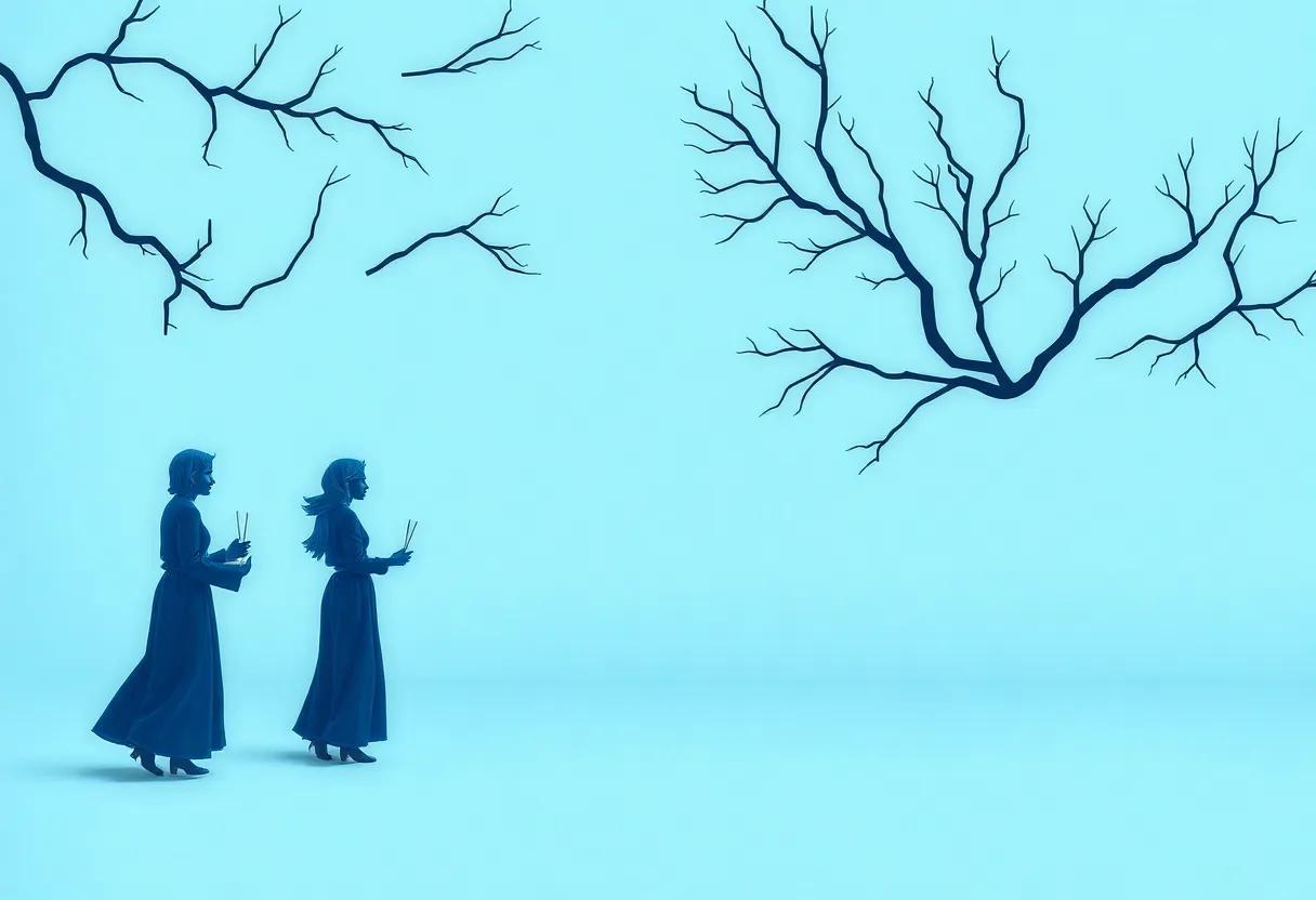 The Role of blue People and Their Symbolism as a Thread of Identity and connection in the Story