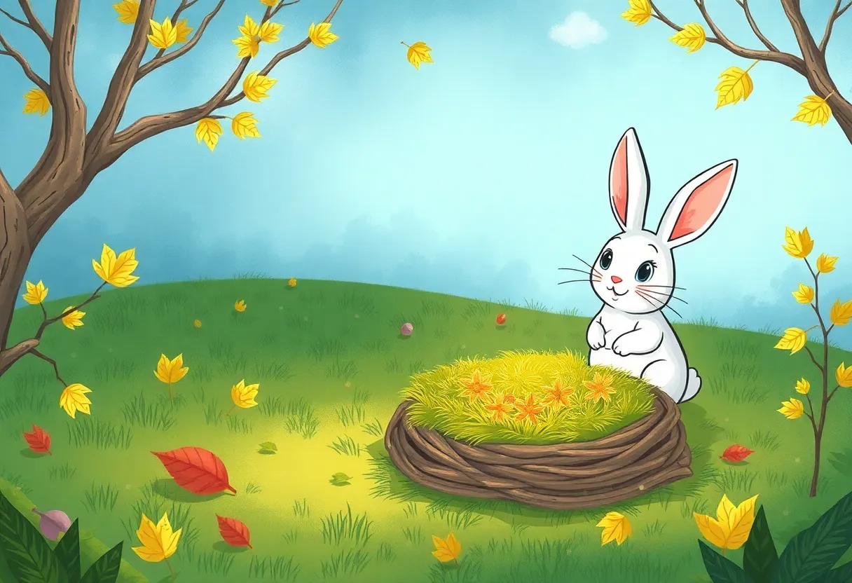 Building Cozy Nests with Soft Moss and Fallen Leaves