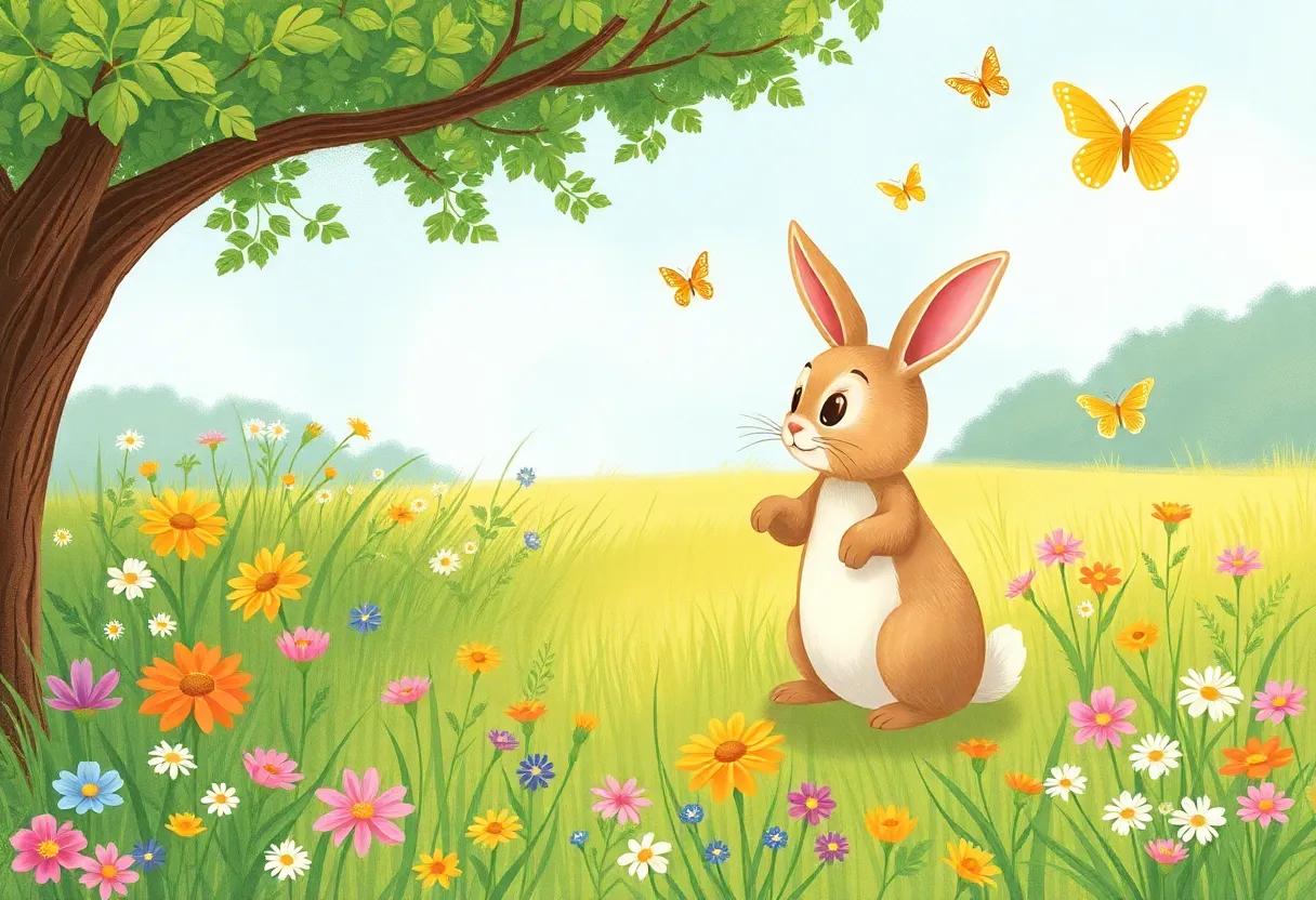 Discovering Colorful Wildflowers and Gentle Butterflies