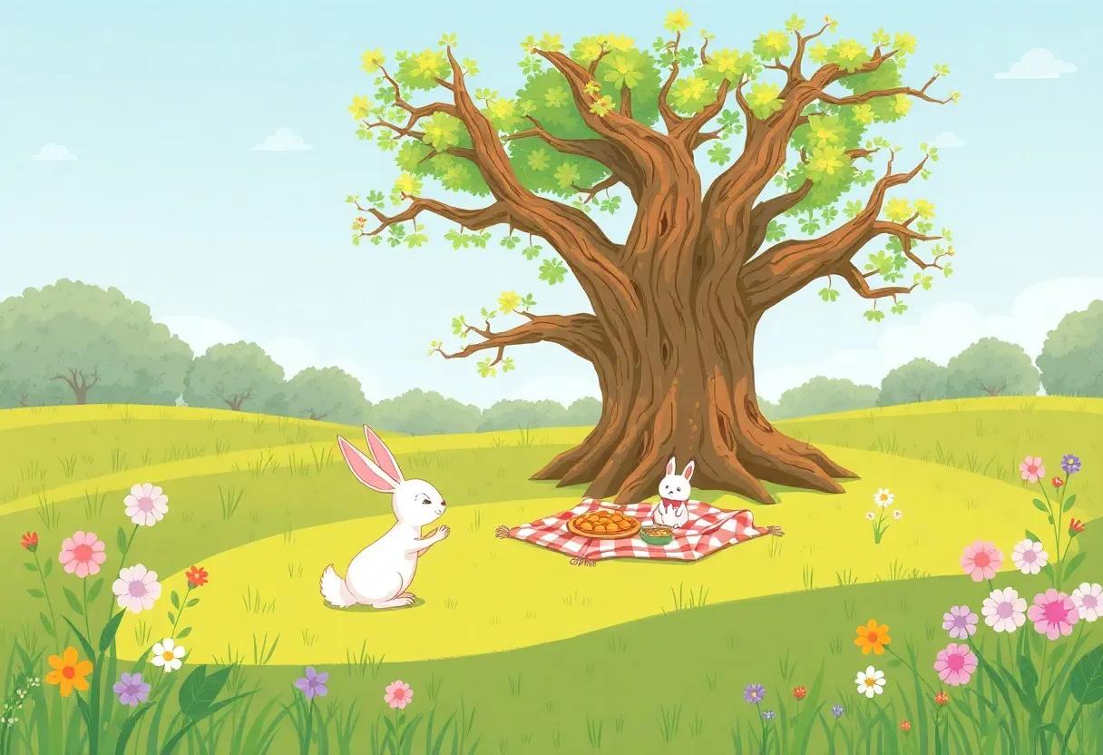 The Secret Picnic spot Under the Old Whispering Oak