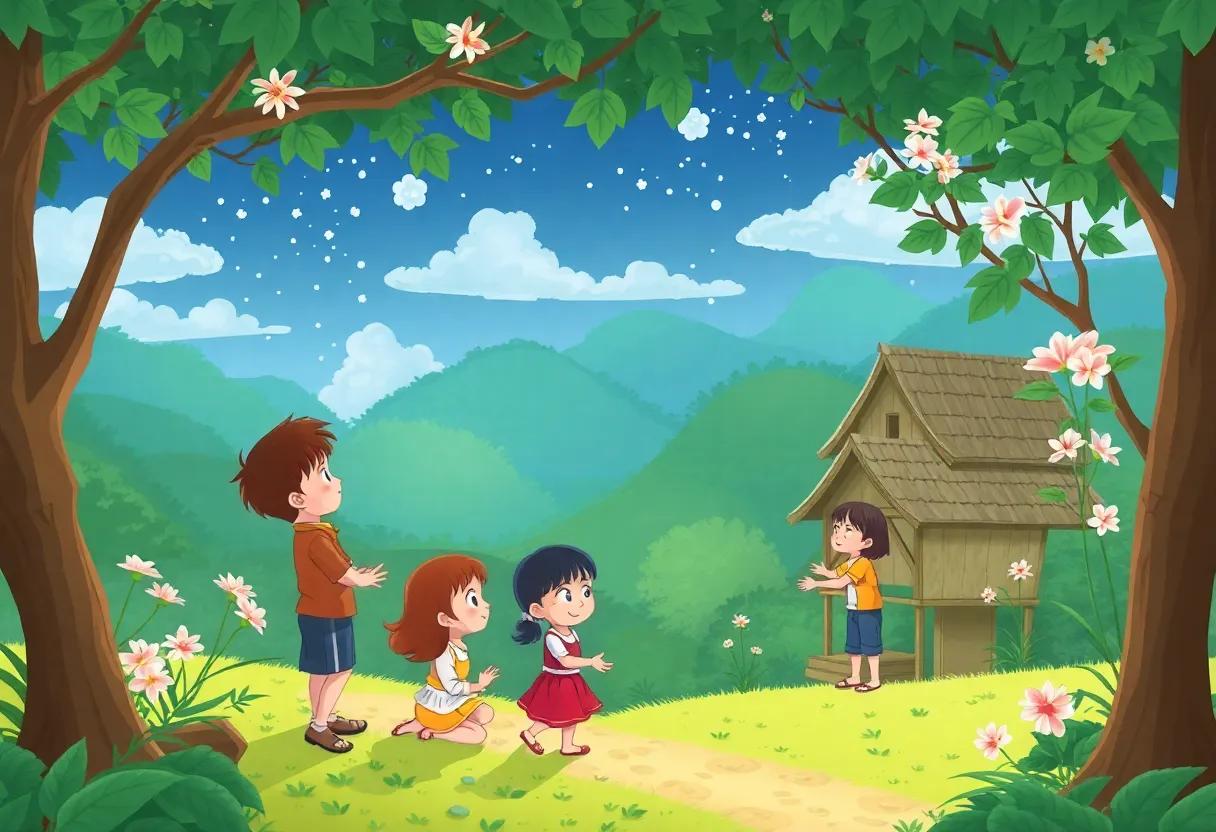 Friendship Blossoms Among ​the Village Children