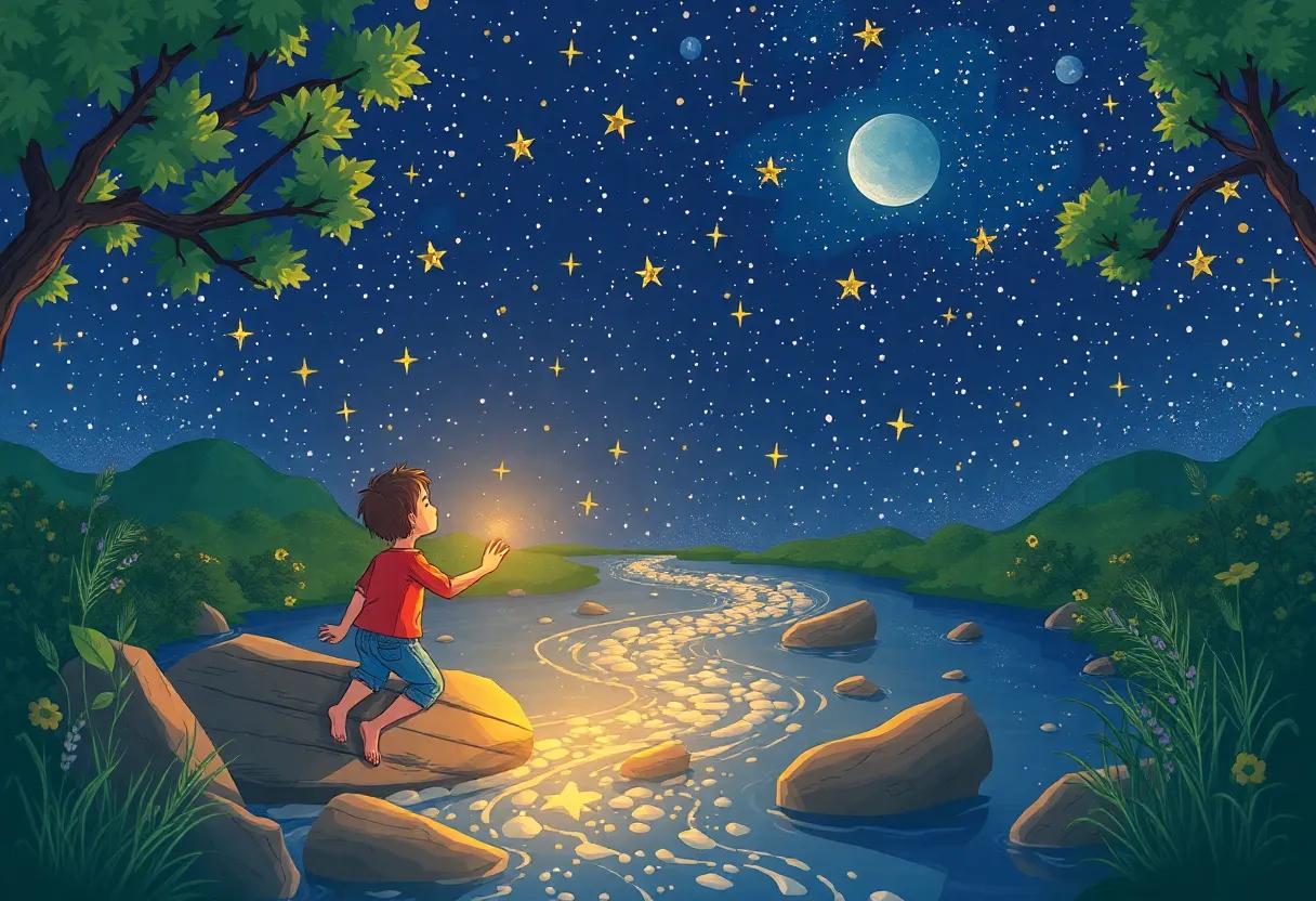 The Boy's Discovery of the Enchanted Map