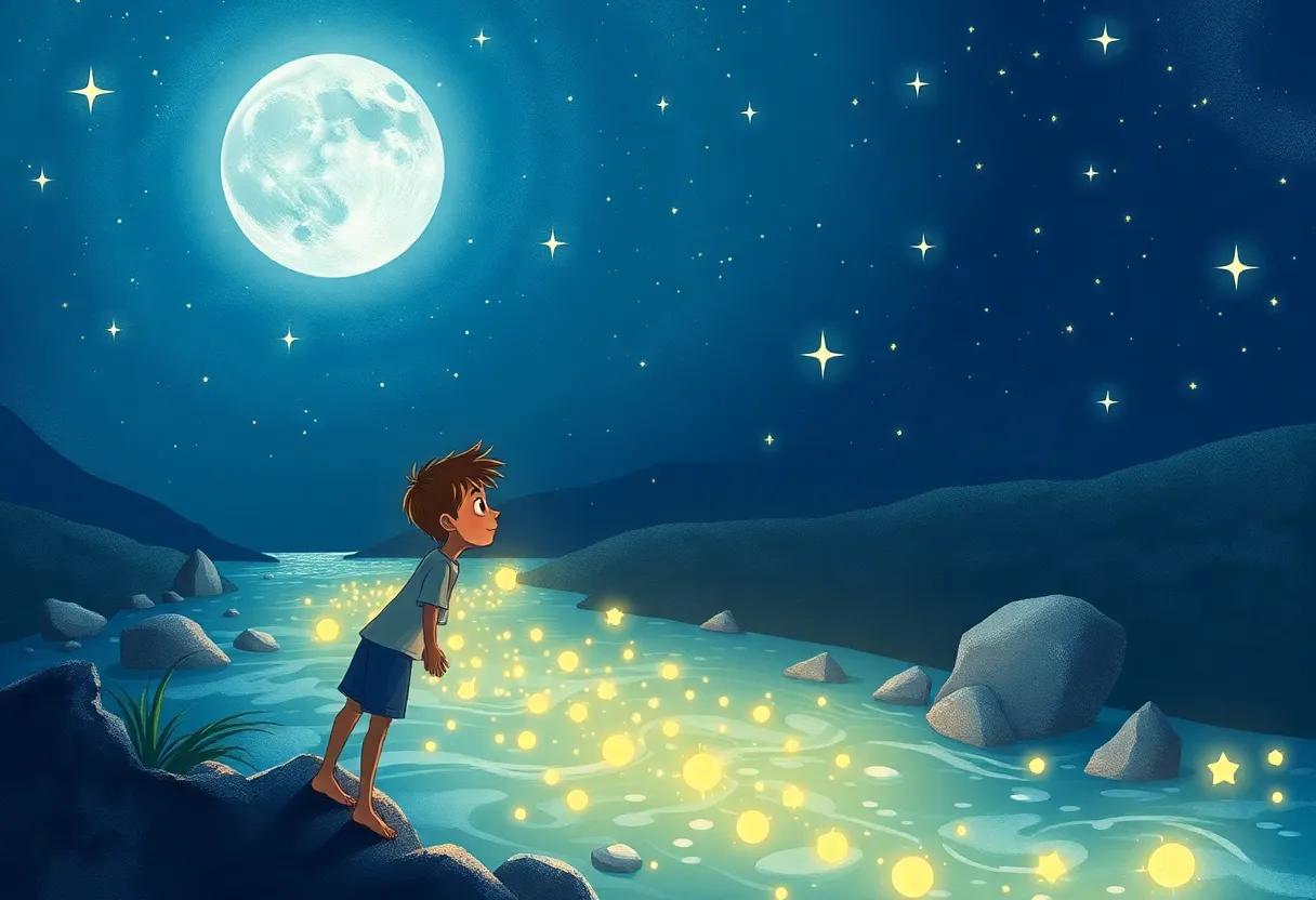 A Magical Discovery Beneath the Moonlight