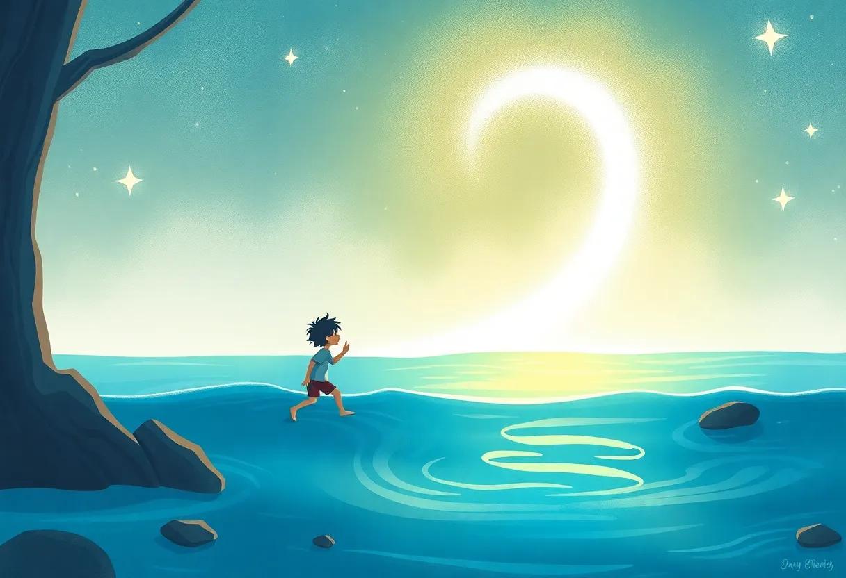 Waves of Wisdom Flowing from the Lagoon's Heart