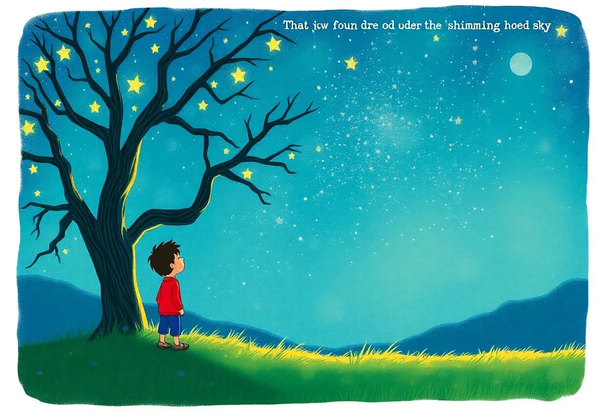 A Promise Made Under the Shimmering Orchard Sky