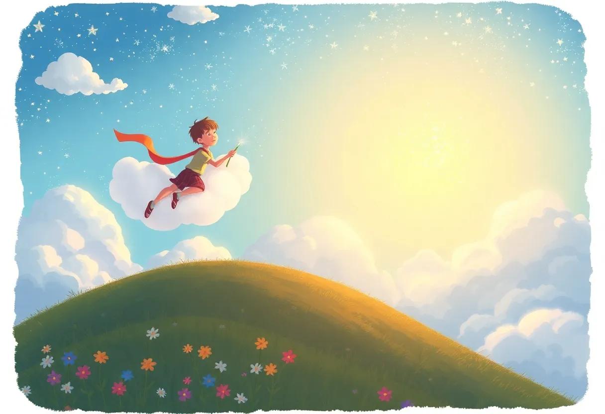 Setting Off on a Journey Through sparkling skies