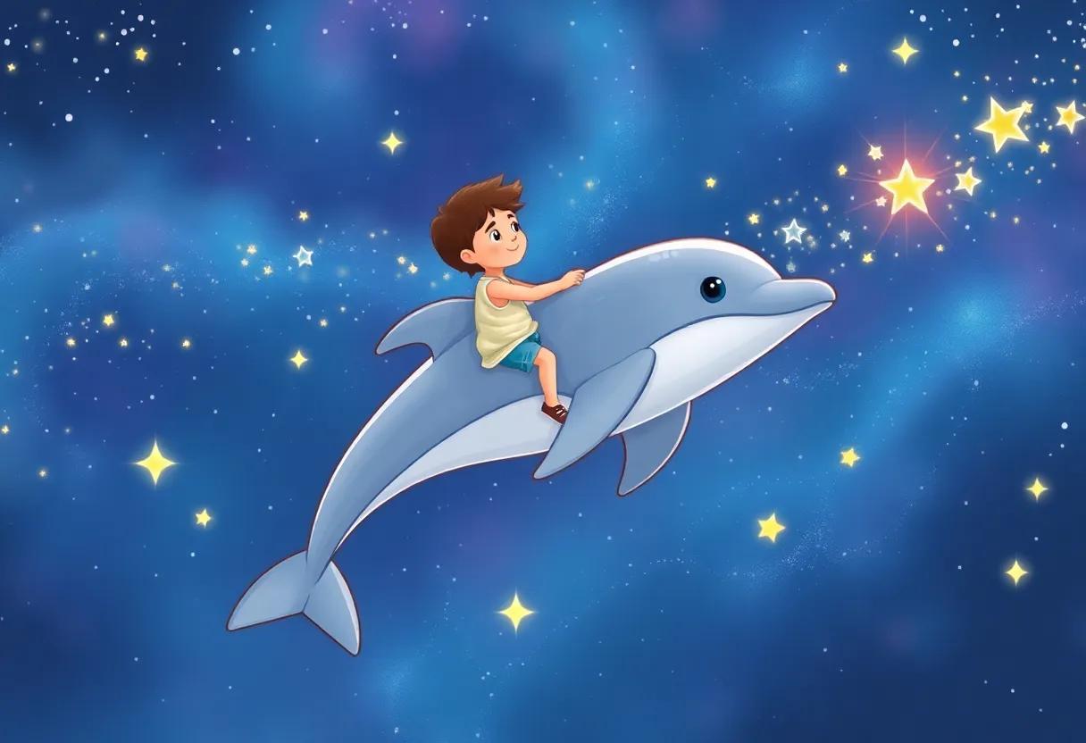 Gliding Past Glittering Nebulas and Shimmering Starfalls