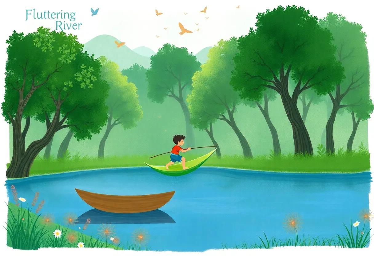 Fluttering ‌Over the Whispering Forest