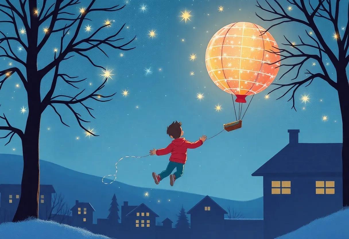 The Sparkling Balloon That Appeared on New Years Eve