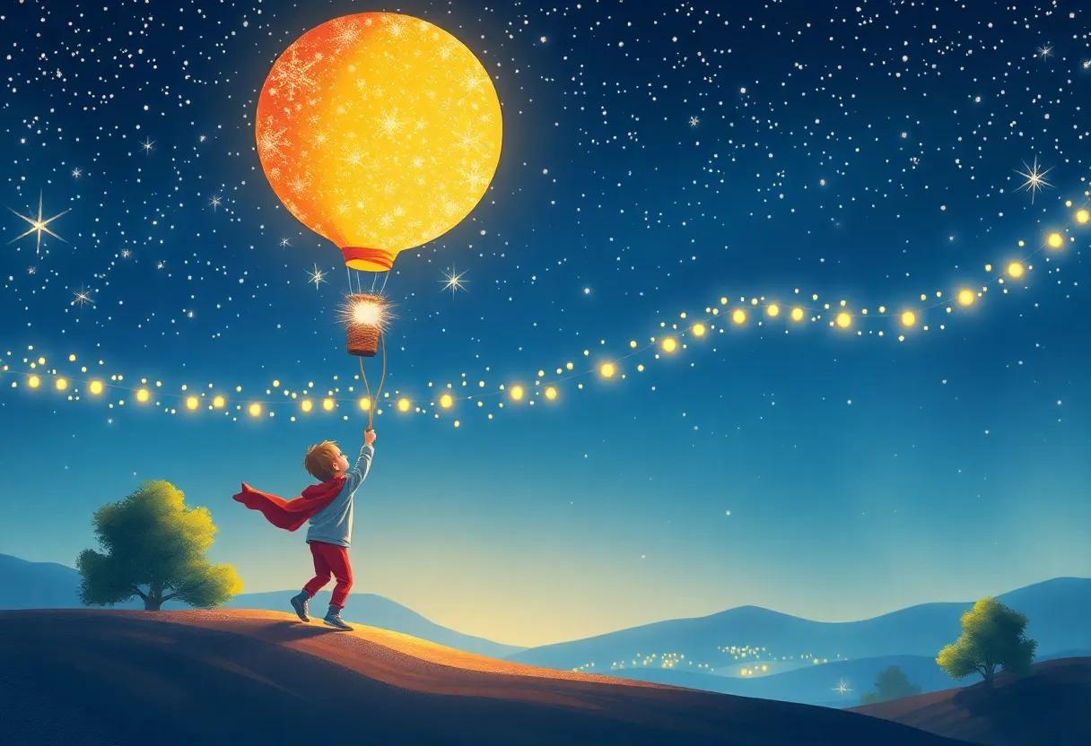 A dance of Lights Under the⁣ Starry​ Sky