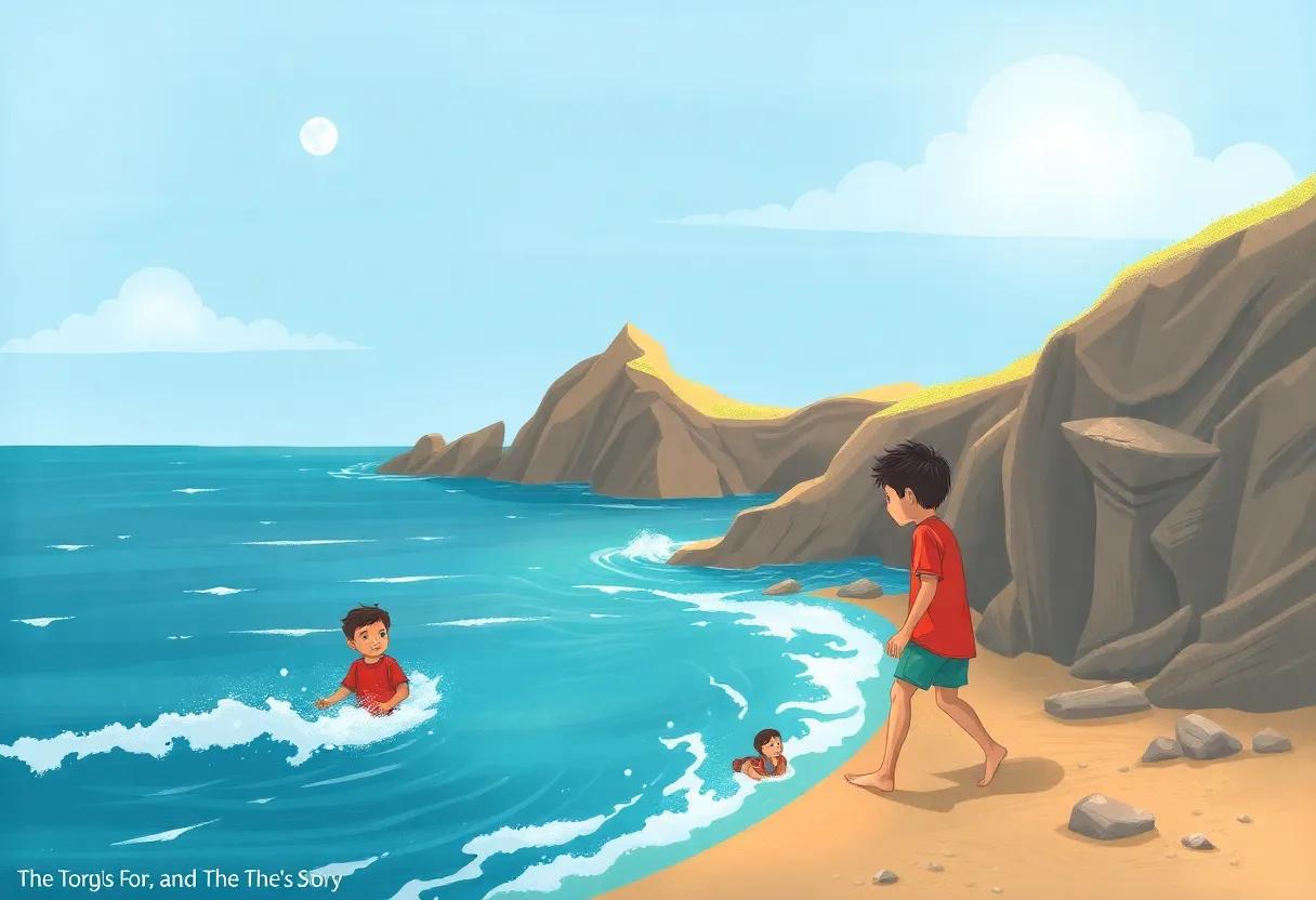 The ​Curious Boy and the Whispering Ocean