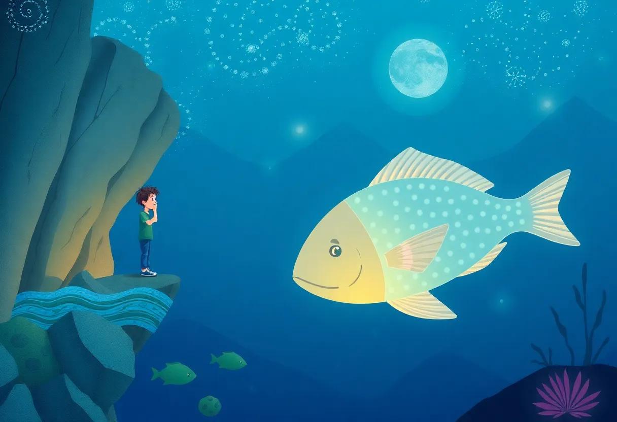 The Dance of the Bioluminescent Fish