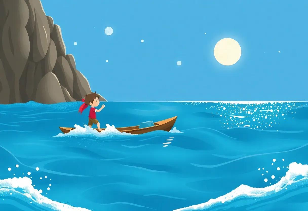 The Journey Across Sparkling blue Waters